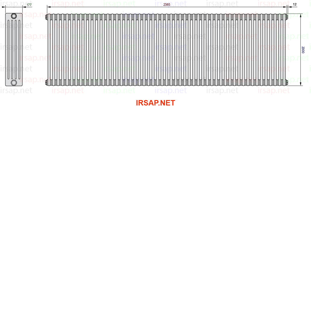 Радиатор IRSAP Tesi 52000/53 T23 CL 01